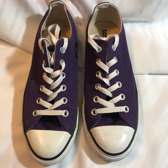 purple converse womens size 7